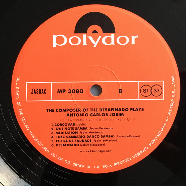 Antonio Carlos Jobim - The Composer Of Desafinado, Plays (Vinyl, LP...