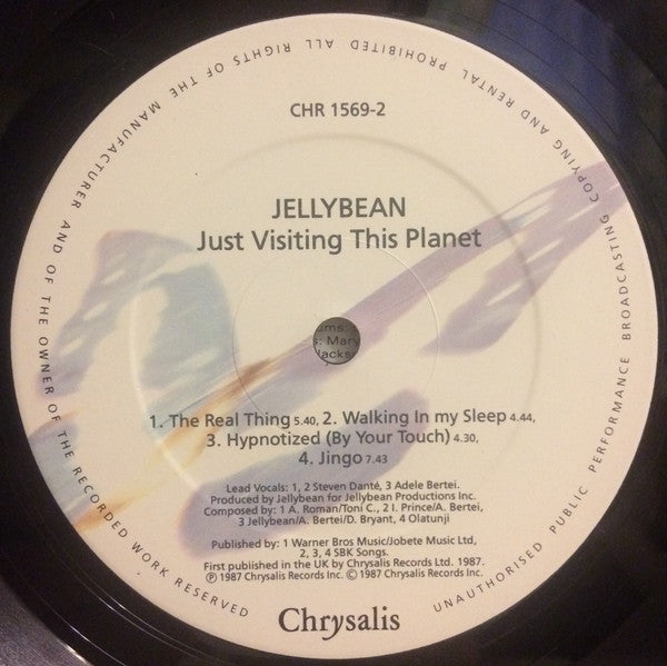 John "Jellybean" Benitez - Just Visiting This Planet (Vinyl, LP, Album) Very Good Plus (VG+) / Good (G)