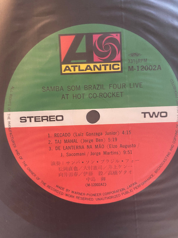 Samba Som Brazil Four - Live At Hot Co-Rocket (Vinyl, LP, Album, Stereo) Very Good Plus (VG+) / Very Good Plus (VG+)