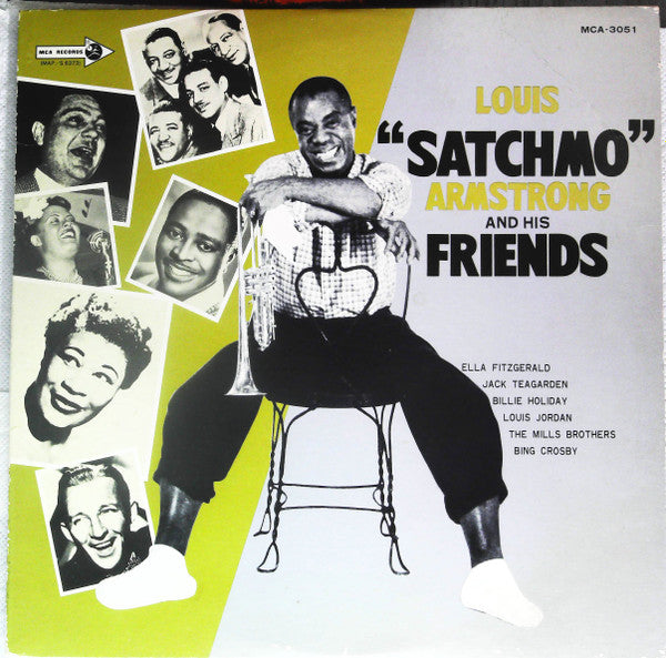 Louis Armstrong - Louis "Satchmo" Armstrong And His Friends (Vinyl, LP, Compilation, Mono) Very Good Plus (VG+) / Very Good Plus (VG+)