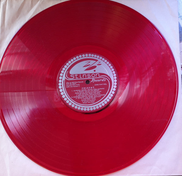 Various - American Folksay Ballads And Dances Volumes I & II (Vinyl, LP, Compilation, Mono) Good Plus (G+) / Good Plus (G+)