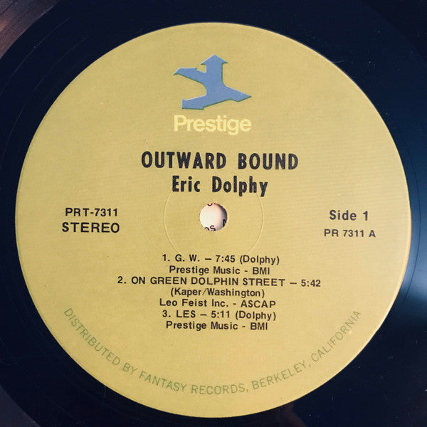 Eric Dolphy - Outward Bound (Vinyl, LP, Album, Reissue, Stereo) Very Good (VG) / Very Good (VG)