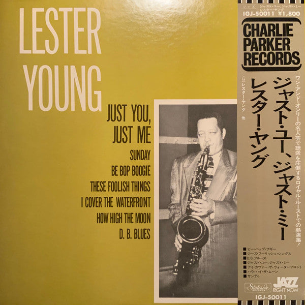 Lester Young - Just You, Just Me (Vinyl, LP, Album, Reissue, Mono) Very Good (VG) / Very Good (VG)