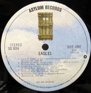 Eagles - Eagles (Vinyl, LP, Album, Reissue) Very Good (VG) / Good Plus (G+)
