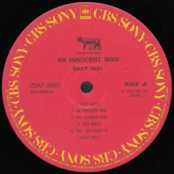 Billy Joel - An Innocent Man (Vinyl, LP, Album)