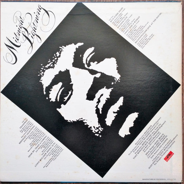 Jimi Hendrix - Midnight Lightning (Vinyl, LP, Album, Stereo) Very Good Plus (VG+) / Very Good (VG)