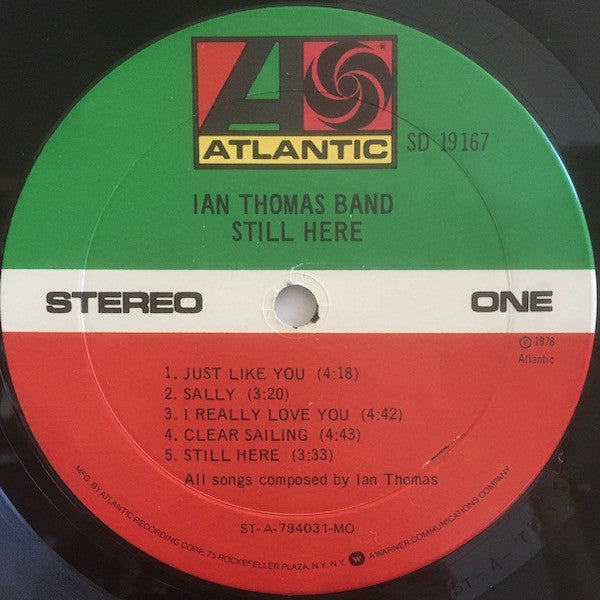 Ian Thomas Band - Still Here (Vinyl, LP, Album) Very Good (VG) / Very Good Plus (VG+)