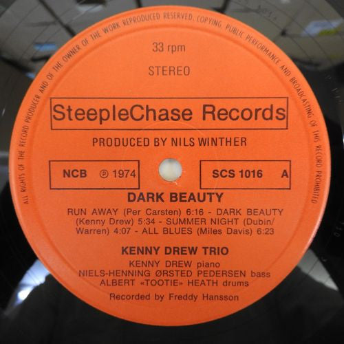 The Kenny Drew Trio - Dark Beauty (Vinyl, LP, Album, Stereo) Very Good (VG) / Very Good (VG)