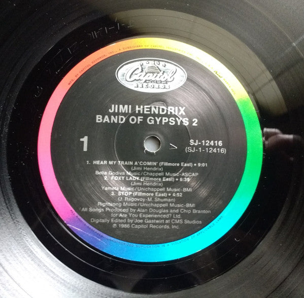 Jimi Hendrix - Band Of Gypsys 2 (Vinyl, LP, Album, Stereo) Very Good Plus (VG+) / Very Good Plus (VG+)