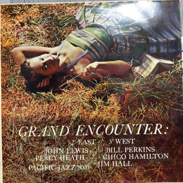 John Lewis (2) - Grand Encounter: 2 Degrees East - 3 Degrees West (Vinyl, LP, Album, Mono) Very Good (VG) / Very Good Plus (VG+)