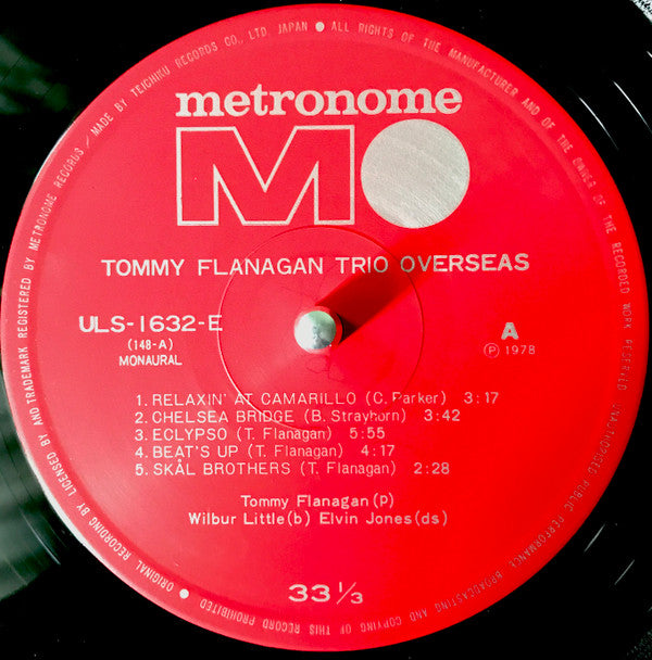 Tommy Flanagan - Overseas (Vinyl, LP, Album, Reissue, Mono)