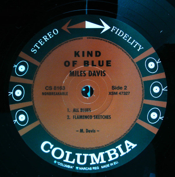 Miles Davis - Kind Of Blue (Vinyl, LP, Album, Reissue, Stereo)