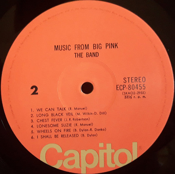 The Band - Music From Big Pink (Vinyl, LP, Album, Reissue) Very Good Plus (VG+) / Very Good (VG)