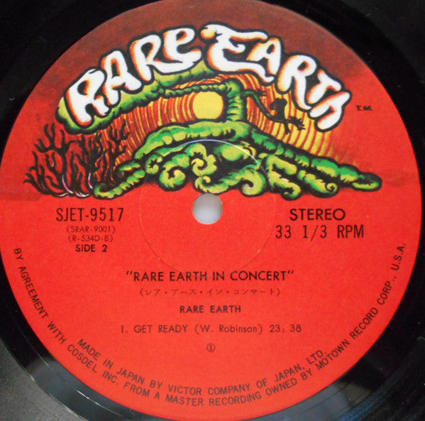 Rare Earth - Rare Earth In Concert (Vinyl, LP, Album, Reissue)