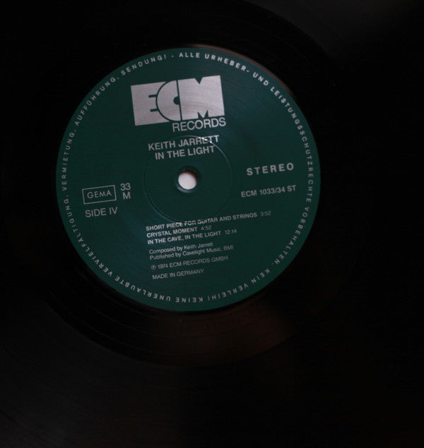 Keith Jarrett - In The Light (2xVinyl, LP, Album, Reissue, Stereo) Good Plus (G+) / Very Good (VG)