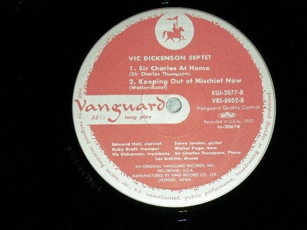 Vic Dickenson Septet - Vic Dickenson Septet, Vol. II (Vinyl, LP, Album, Reissue) Very Good (VG) / Very Good Plus (VG+)