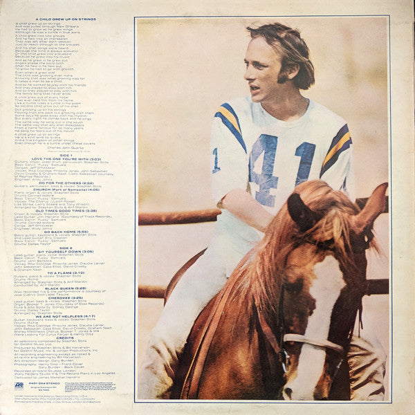 Stephen Stills - Stephen Stills (Vinyl, LP, Album) Very Good (VG) / Very Good (VG)