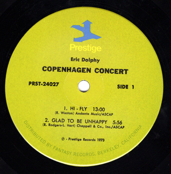 Eric Dolphy - Copenhagen Concert (2xVinyl, LP, Compilation, Remastered) Very Good (VG) / Very Good (VG)