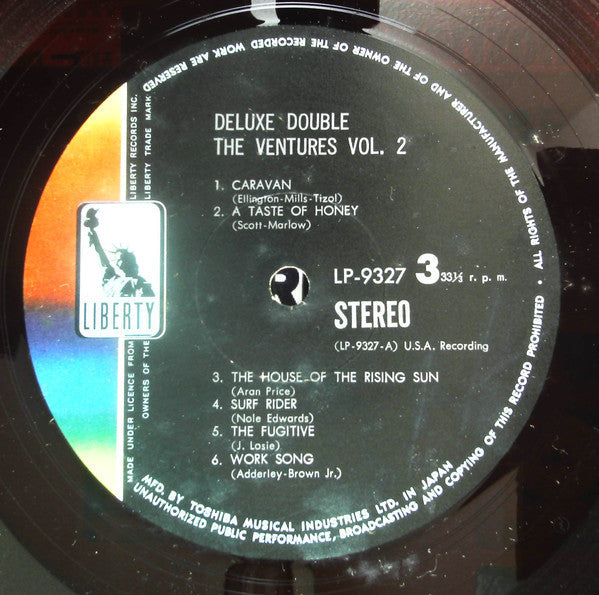 The Ventures - The Ventures Vol. 2 (2xVinyl, LP, Compilation, Stereo) Very Good (VG) / Very Good Plus (VG+)