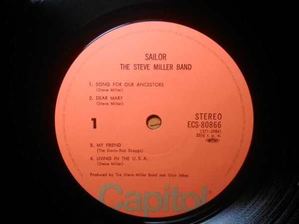 Steve Miller Band - Sailor (Vinyl, LP, Album, Reissue, Stereo)