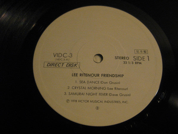 Lee Ritenour - Friendship (Vinyl, LP, Album, Promo)