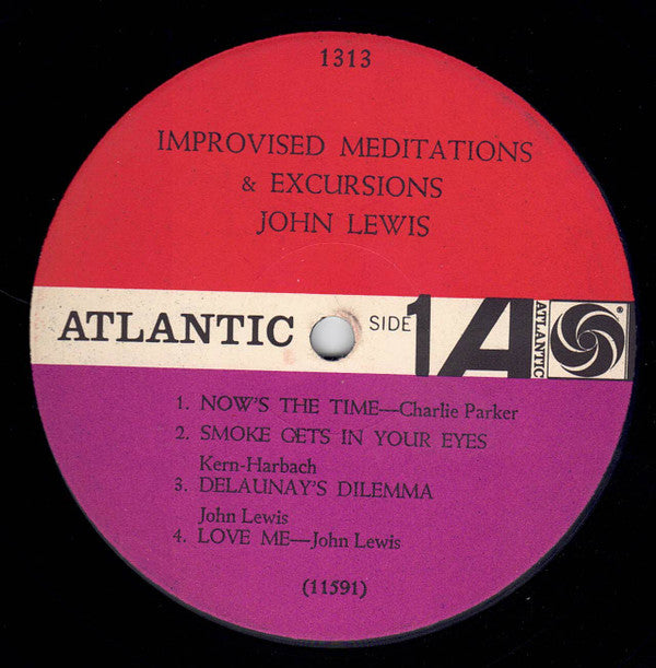 John Lewis (2) - Improvised Meditations & Excursions (Vinyl, LP, Album, Repress, Mono) Near Mint (NM or M-) / Very Good Plus (VG+)