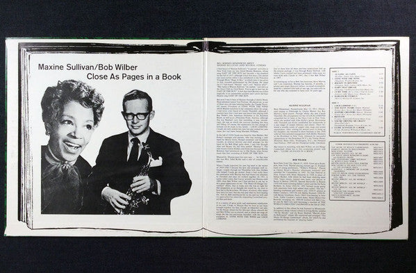 Maxine Sullivan - Close As Pages In A Book (Vinyl, LP, Album, Stereo) Near Mint (NM or M-) / Very Good Plus (VG+)