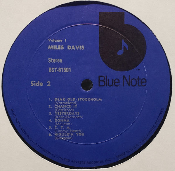 Miles Davis - Volume 1 (Vinyl, LP, Compilation, Remastered, Stereo)