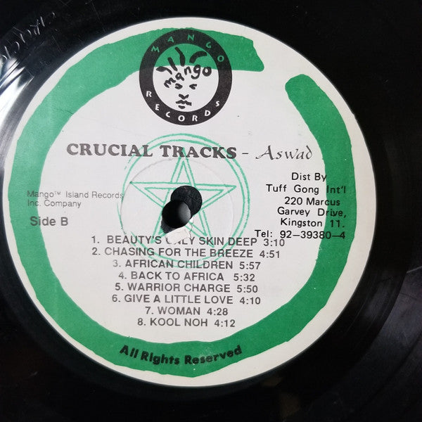 Aswad - Crucial Tracks (Vinyl, LP, Compilation) Good Plus (G+) / Good Plus (G+)