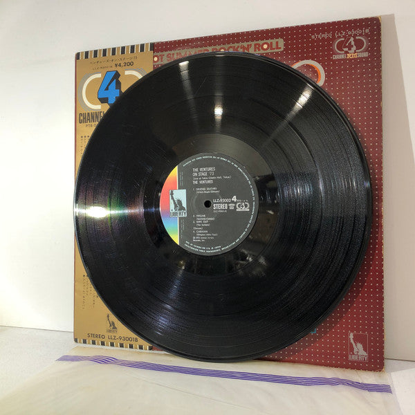 The Ventures - On Stage '73 (2xVinyl, LP, Album, Stereo, Quadraphonic) Very Good Plus (VG+) / Very Good (VG)