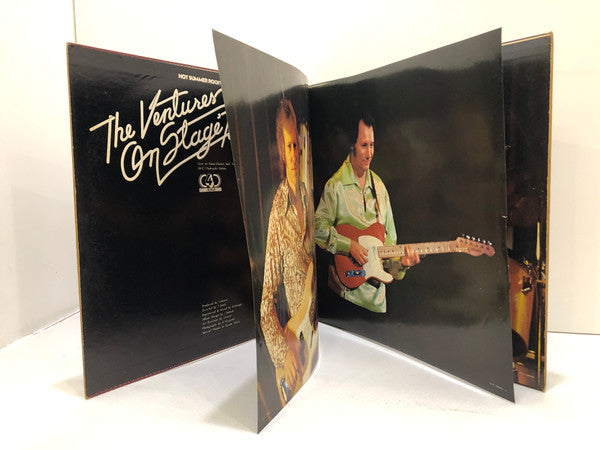 The Ventures - On Stage '73 (2xVinyl, LP, Album, Stereo, Quadraphonic) Very Good Plus (VG+) / Very Good (VG)
