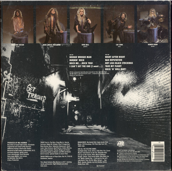 Trash (8) - Burnin' Rock (Vinyl, LP, Album) Very Good Plus (VG+) / Very Good (VG)