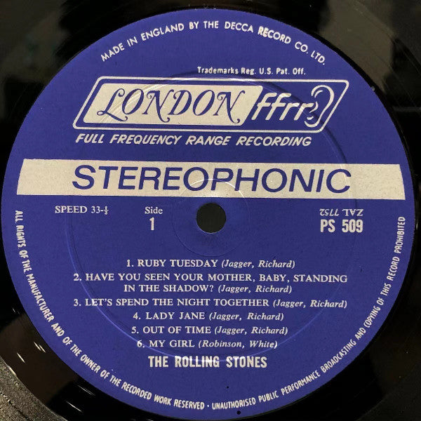 The Rolling Stones - Flowers (Vinyl, LP, Compilation, Stereo) Very Good (VG) / Very Good (VG)