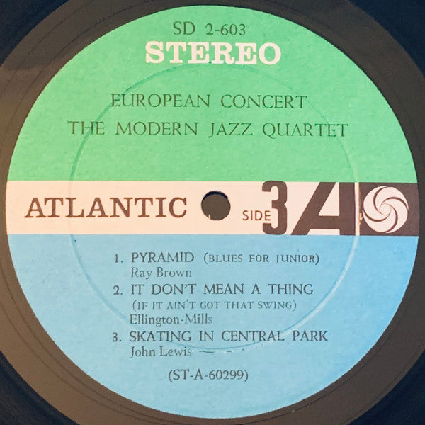 The Modern Jazz Quartet - European Concert (2xVinyl, LP, Album, Stereo) Very Good Plus (VG+) / Very Good Plus (VG+)