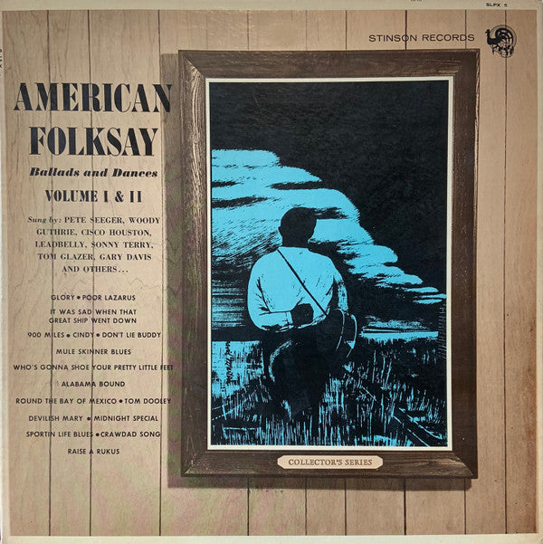 Various - American Folksay Ballads And Dances Volumes I & II (Vinyl, LP, Compilation, Mono) Good Plus (G+) / Good Plus (G+)