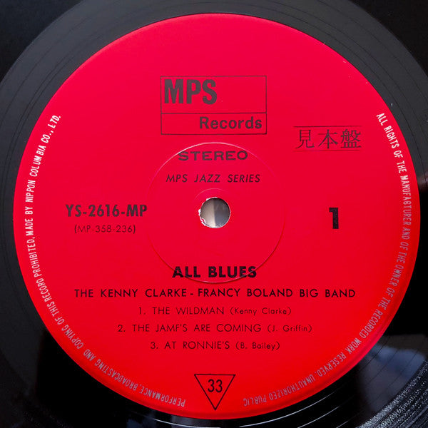 Clarke-Boland Big Band - All Blues (Vinyl, LP, Album, Promo) Very Good Plus (VG+) / Near Mint (NM or M-)
