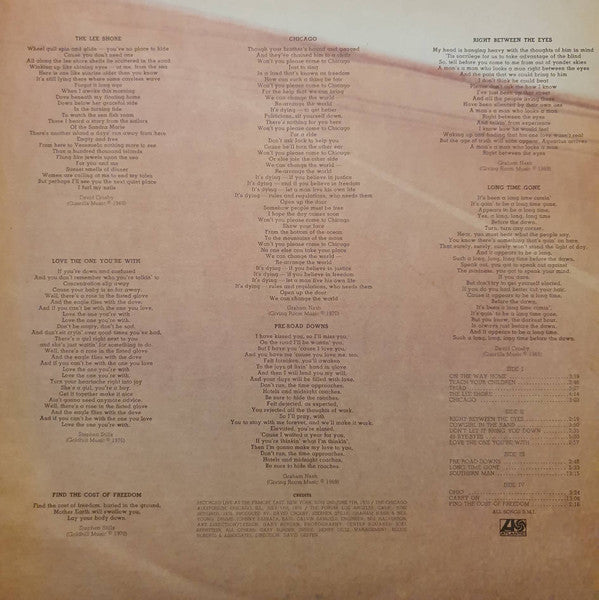 Crosby, Stills, Nash & Young - 4 Way Street (2xVinyl, LP, Album, Reissue) Very Good (VG) / Very Good (VG)