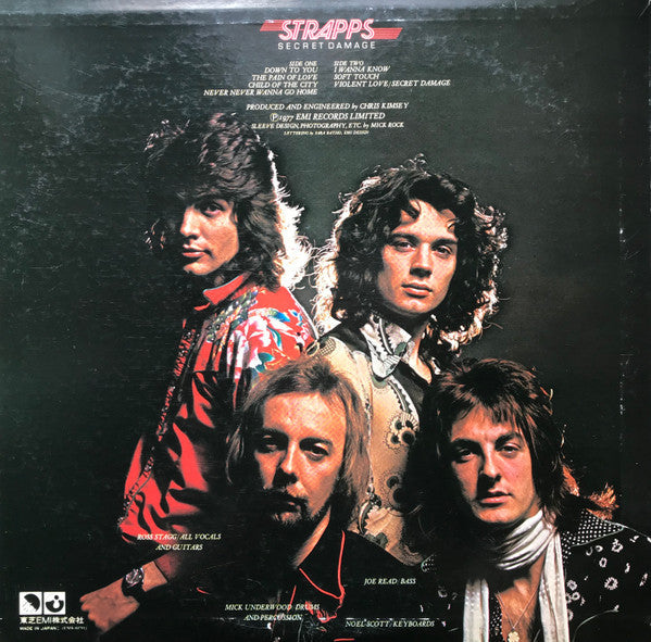 Strapps - Secret Damage (Vinyl, LP, Album, Promo) Very Good (VG) / Very Good (VG)