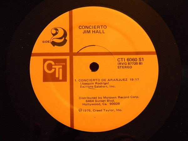 Jim Hall - Concierto (LP, Album) - Good Plus (G+) / Good Plus (G+)
