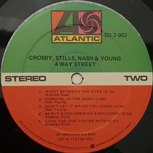 Crosby, Stills, Nash & Young - 4 Way Street (2xVinyl, LP, Album, Reissue) Very Good (VG) / Very Good (VG)