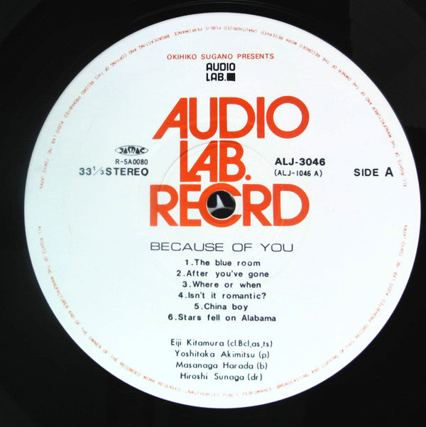 Eiji Kitamura - Because Of You (Vinyl, LP, Album) Very Good (VG) / Good Plus (G+)