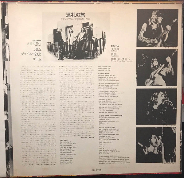 Wishbone Ash - Pilgrimage = 巡礼の旅 (Vinyl, LP, Album, Reissue, Stereo) Very Good Plus (VG+) / Very Good (VG)