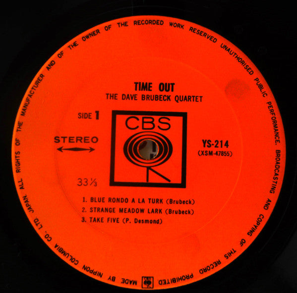 The Dave Brubeck Quartet - Time Out (Vinyl, LP, Album, Reissue, Ste...