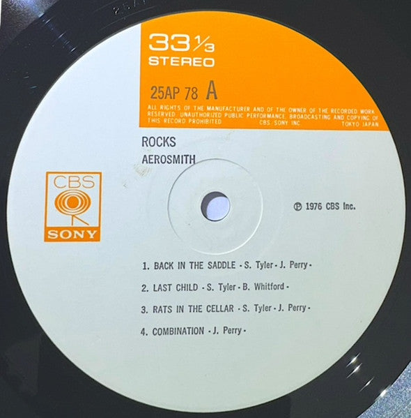 Aerosmith - "Rocks" (Vinyl, LP, Album)