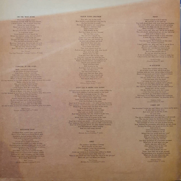 Crosby, Stills, Nash & Young - 4 Way Street (2xVinyl, LP, Album, Reissue) Very Good (VG) / Very Good (VG)