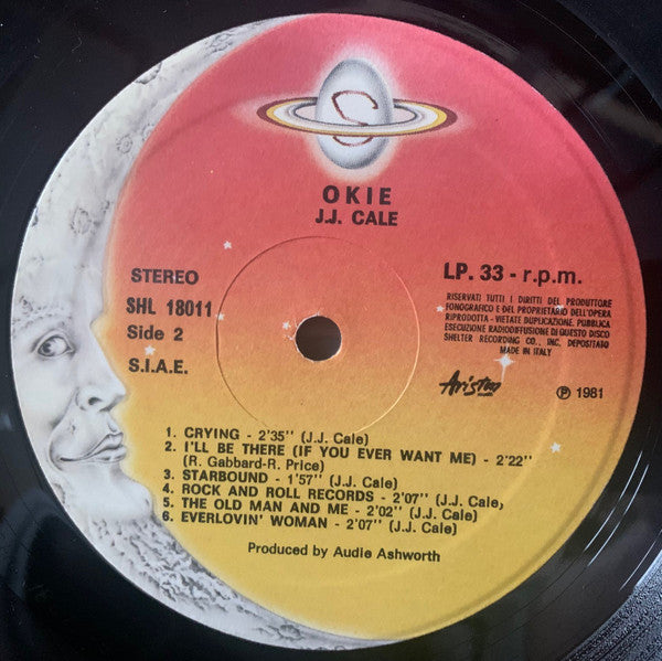 J.J. Cale - Okie (Vinyl, LP, Misprint, Reissue, Stereo) Very Good Plus (VG+) / Very Good (VG)