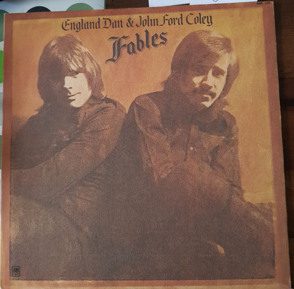 England Dan & John Ford Coley - Fables (Vinyl, LP, Album, Stereo) Very Good Plus (VG+) / Very Good Plus (VG+)