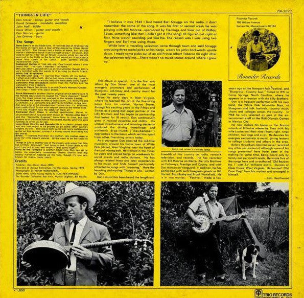 Don Stover - Things In Life (Vinyl, LP, Album, Promo, Reissue) Very Good Plus (VG+) / Very Good Plus (VG+)