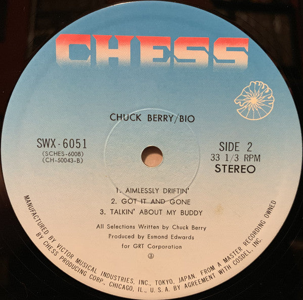 Chuck Berry - Bio (Vinyl, LP, Album) Very Good Plus (VG+) / Very Good Plus (VG+)