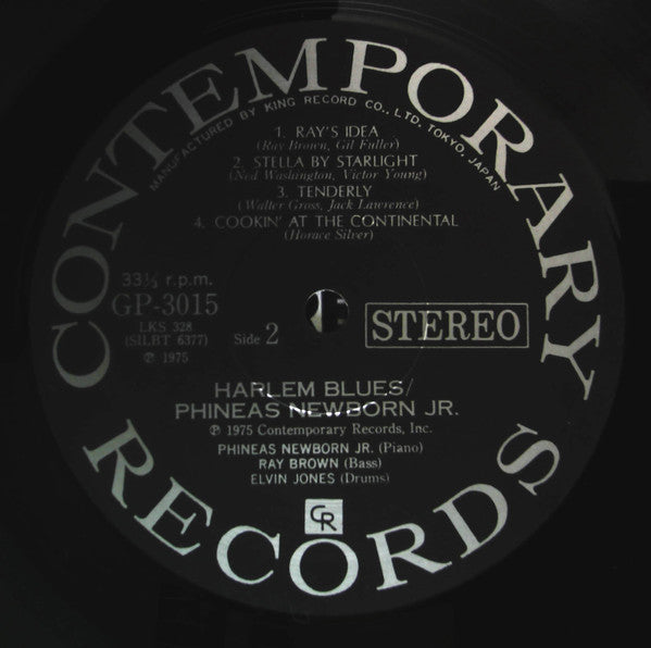 Phineas Newborn Jr. - Harlem Blues (Vinyl, LP, Album, Stereo)